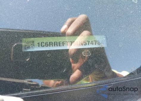 2021 Ram 1500 Lone Star 4X2 5'7 Box z USA, uszkodzony, nr VIN 1C6RREFT7MN574784